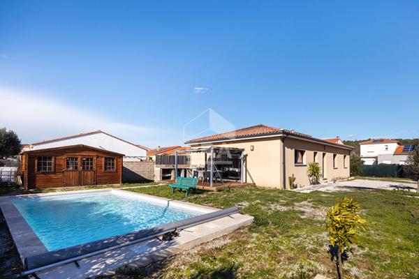 A vendre - Estagel- Villa de 2018- Plain pied - 4 chambres - Piscine