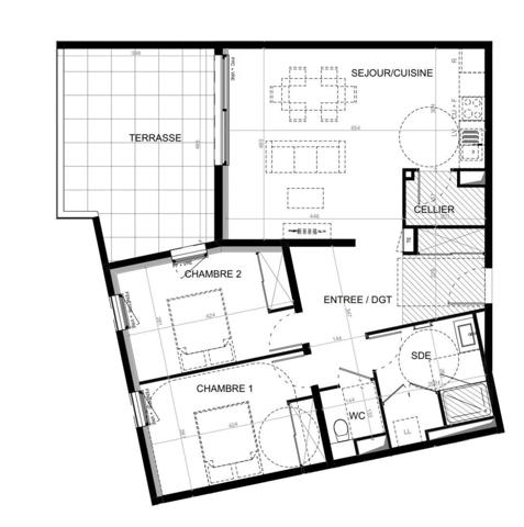 Appartement à vendre 3 pièces 76 m² Baillargues