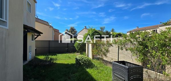 Maison 2 chambres, 1 bureau, Dressing, cave, garage et jardin