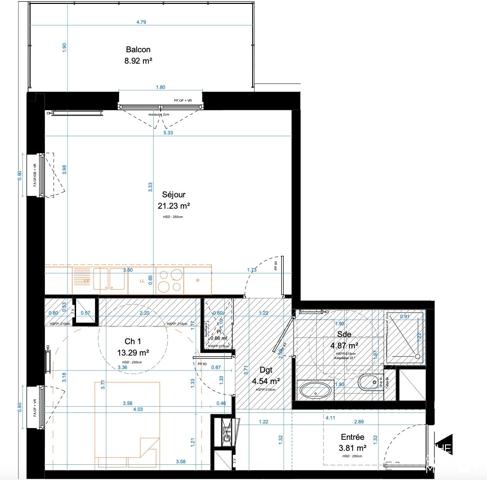 Appartement - À vendre - 48 m² - MARCQ-EN-BAROEUL | The Door Man
