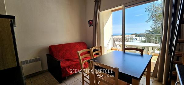 Charmant T3 de 44m2 vue mer à 100 mètres des plages