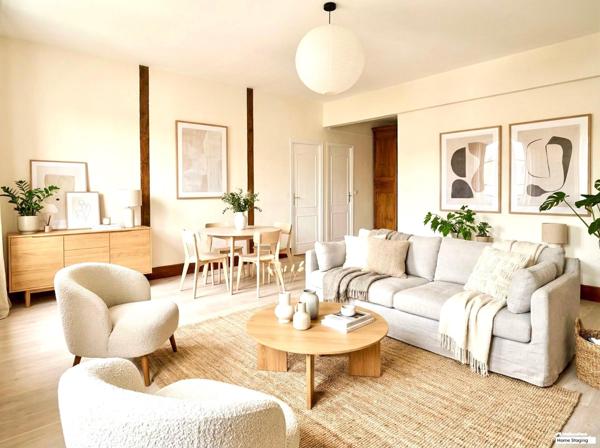 Appartement 3 pièces 86 m², avec cave et stationnement