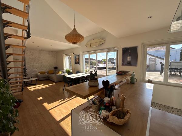 T3 en Duplex de 115m² hab. au sol - Terrasse de 74m2