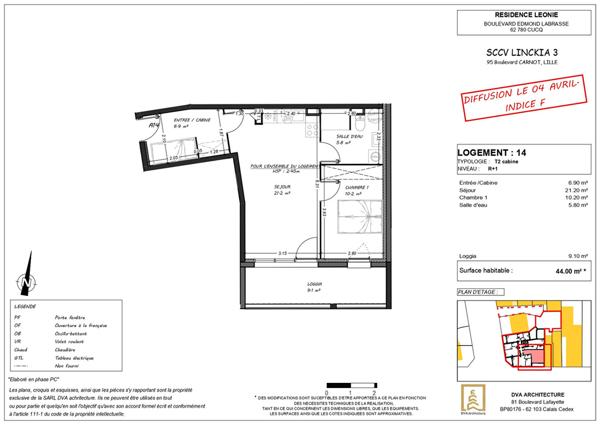 Appartement Stella 2 pièces cabine 44 m²