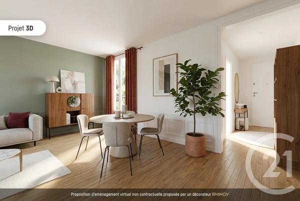 Appartement F4 à vendre  4 pièces - 90,07 m 2   PARIS  - 75016