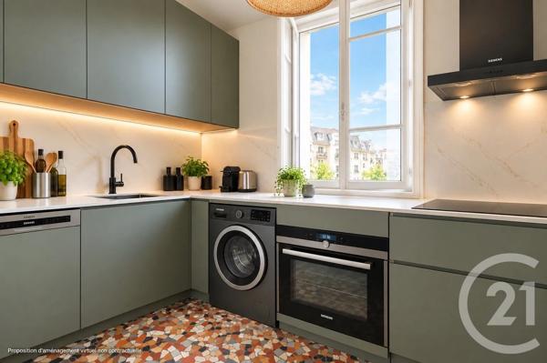 Appartement F4 à vendre  4 pièces - 90,07 m 2   PARIS  - 75016