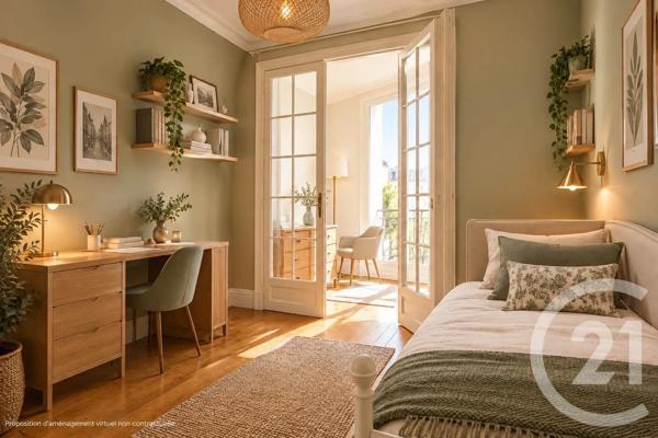 Appartement F4 à vendre  4 pièces - 90,07 m 2   PARIS  - 75016