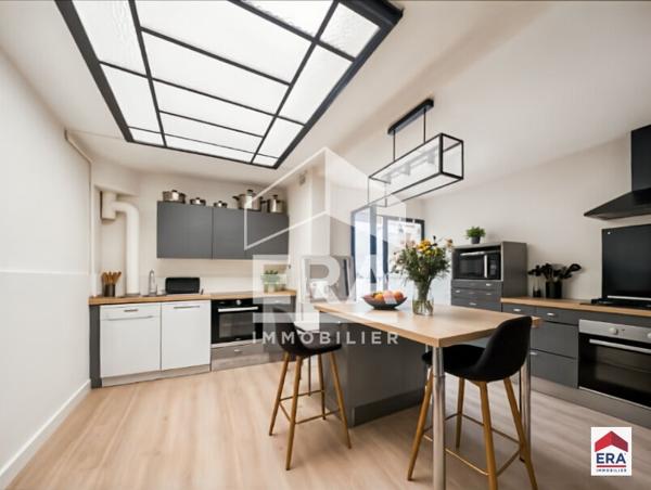 Maison 116 m² - 3 chambres - Extérieur - Proche métro