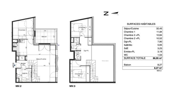 Appartement 4 pièces de 87 m² à Garéoult (83136)