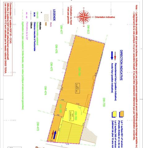 Béziers - Rare ! 651 m2, constructible et viabilisé