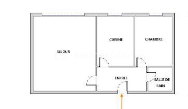 Appartement de 61 m²