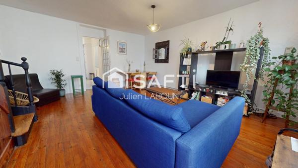 Maison de ville 2 chambres, courette et cave