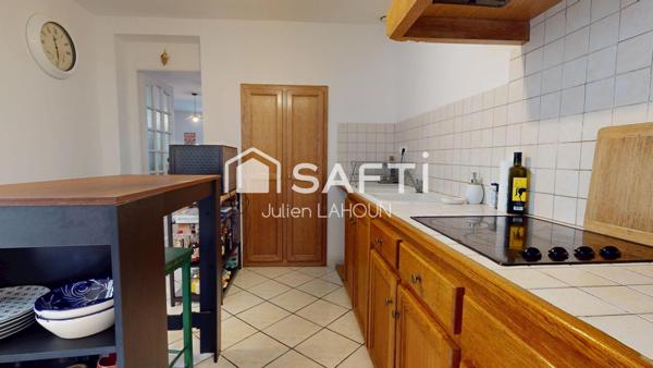 Maison de ville 2 chambres, courette et cave