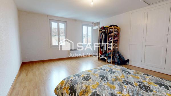 Maison de ville 2 chambres, courette et cave