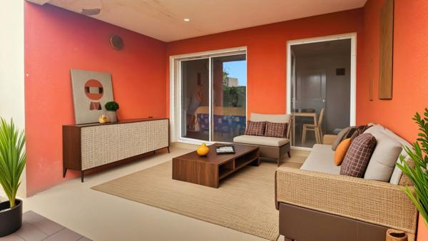 Appartement à vendre 3 pièces SAINT JEAN D'ANGELY (17) au rez-de-chaussée, 1 place de parking + accès piscine