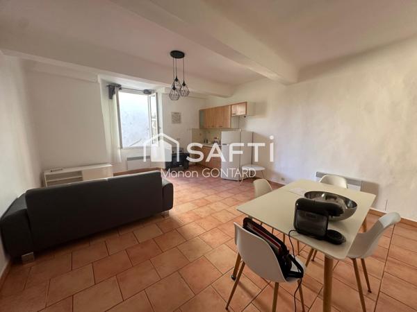 À vendre – Charmant T2 meublé de 55 m² en plein centre de Brignoles