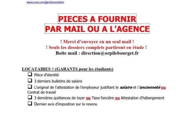 Appartement à louer