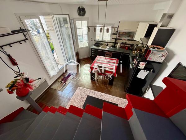 2 pièces - duplex - 35 m2 - centre ville