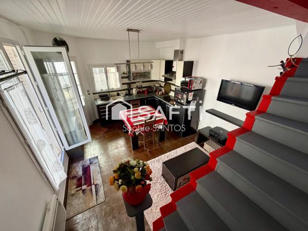2 pièces - duplex - 35 m2 - centre ville
