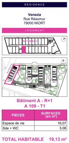 APPARTEMENT T1 - A VENDRE INVESTISSEMENT LOCATIF EN LMNP