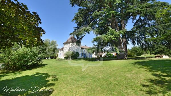 Domaine de prestige avec manoir, gîte et cottage sur 2,2 hectares de terrain paysager – Lot-et-Garonne