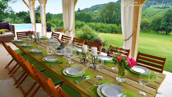 Domaine de prestige avec manoir, gîte et cottage sur 2,2 hectares de terrain paysager – Lot-et-Garonne