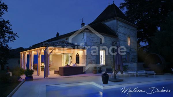 Domaine de prestige avec manoir, gîte et cottage sur 2,2 hectares de terrain paysager – Lot-et-Garonne