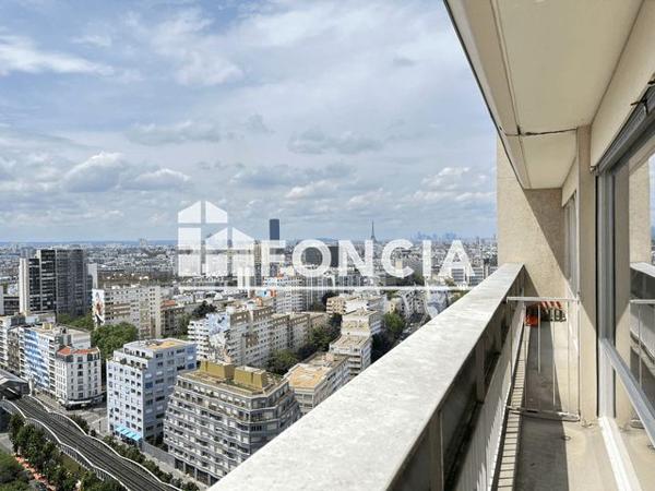 Location Studio 31.62 m² - 7 SQUARE DUNOIS Paris 75013