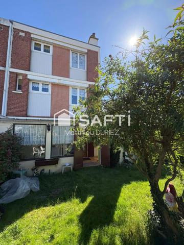 Maison semi-individuelle 120 m² jardin 2 garages