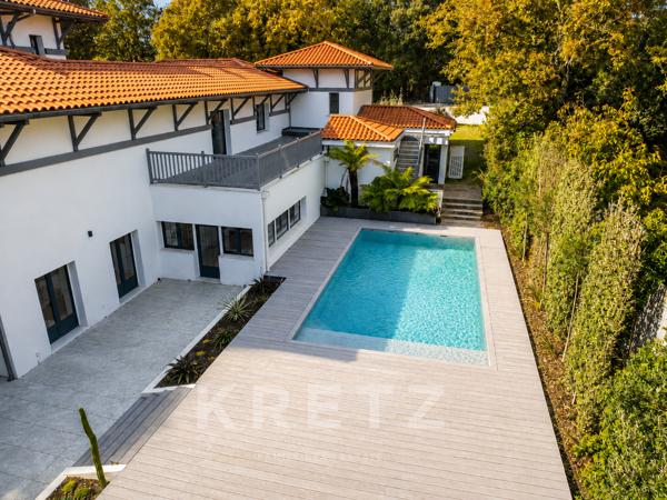 Arcachon / Les Abatilles – Grande villa familiale 410m², à pied de la plage Pereire