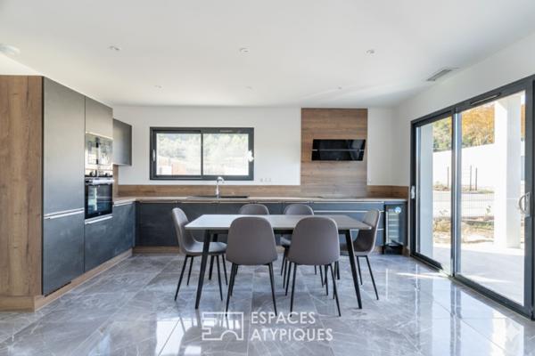 Maison neuve de plain-pied à Thézan-des-Corbières : confort moderne et cadre naturel