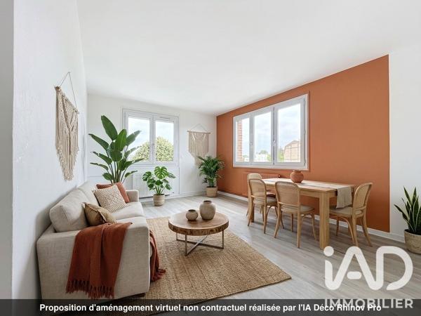 Appartement à vendre 3 pièces 51,16 m² Sotteville-lès-Rouen