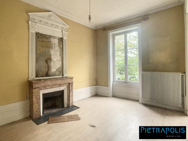 GRAND PLATEAU A AMENAGER A ST GEORGES DE RENEINS EN DUPLEX AVEC JARDIN
