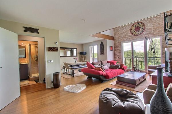 Appartement Villeneuve La Garenne Duplex 4 pièces 98.38 m2 vue Seine avec Balcon et 2 Parkings