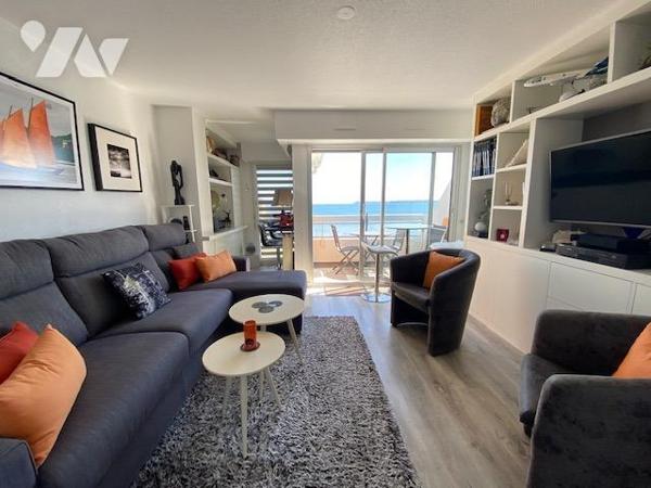 Ploemeur Perello , T2 avec terrasse , vue mer