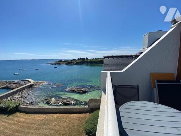 Ploemeur Perello , T2 avec terrasse , vue mer