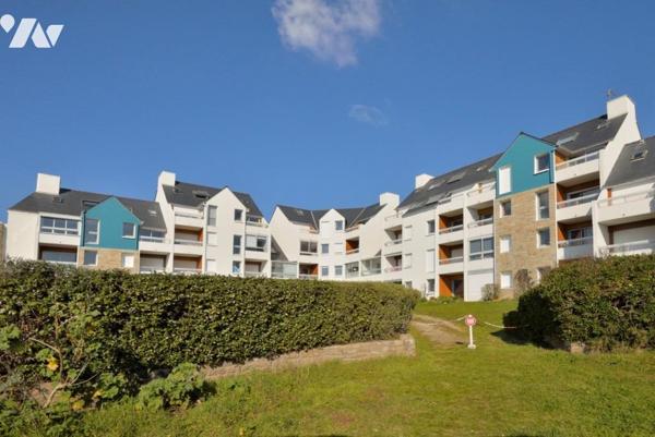 Ploemeur Perello , T2 avec terrasse , vue mer