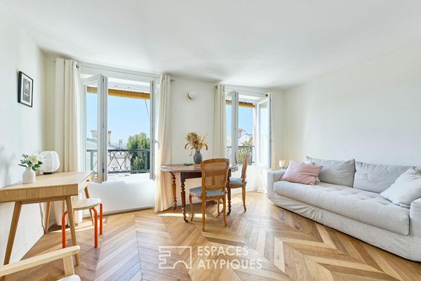 Appartement d’angle avec vue au coeur des Abbesses