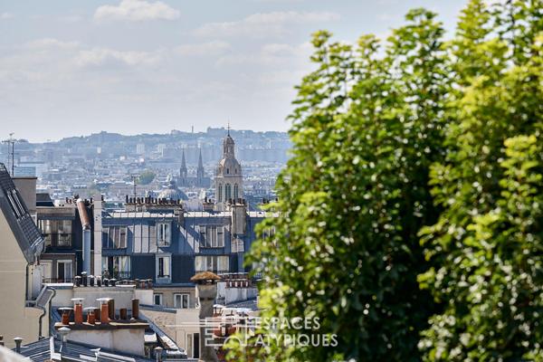 Appartement d’angle avec vue au coeur des Abbesses