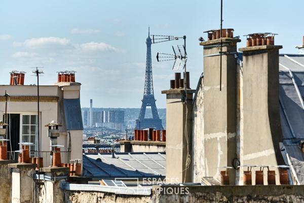 Appartement d’angle avec vue au coeur des Abbesses