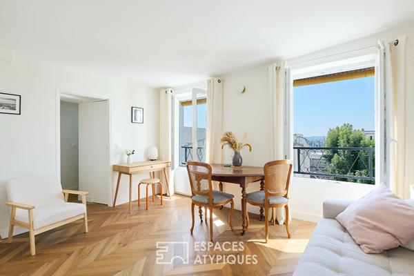 Appartement d’angle avec vue au coeur des Abbesses