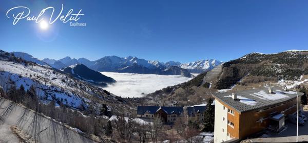 T3 avec cheminée et vue panoramique – Alpe d’Huez