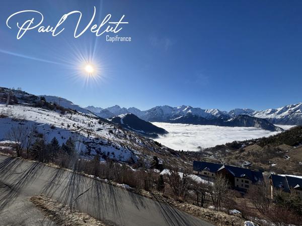 T3 avec cheminée et vue panoramique – Alpe d’Huez