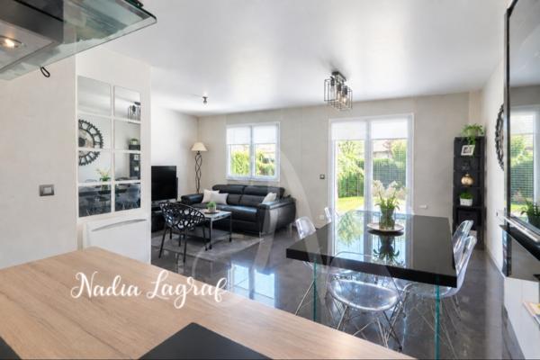 Maison familiale 100 m² avec jardin, garage 36 m² et gare à 5 min à pied