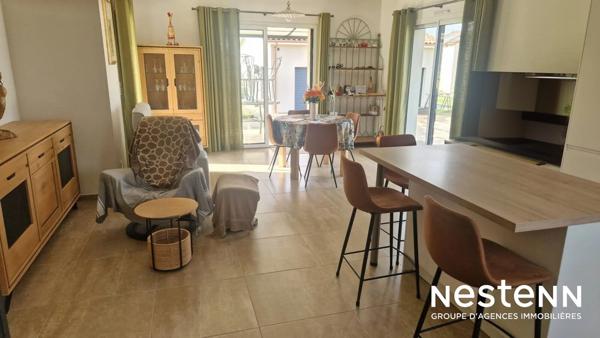 Maison de 2022 avec 2 chambres d'environ 88 m² avec garage d'environ 56 m² sur une parcelle d'environ 1 040 m²