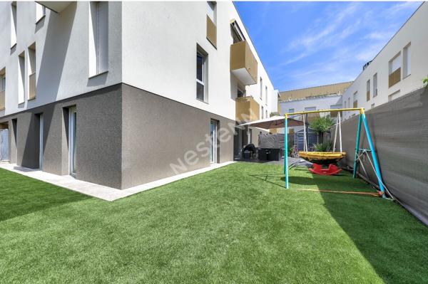 Appartement 4 pièces 80m2+110m2 de Jardin + 20m2 de terrasse.