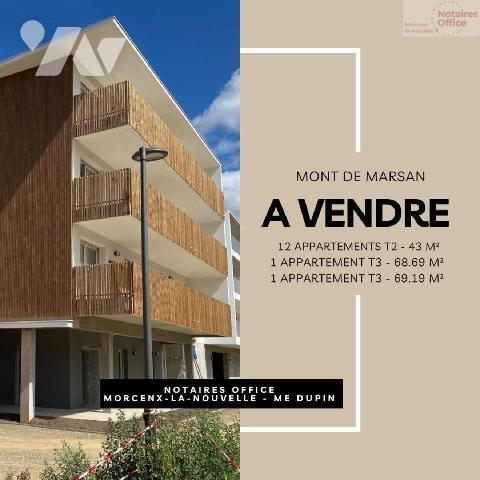 Découvrez ce bel appartement T3 neuf de 68,69 m², situé en rez-de-chaussée d'une résidence réce...