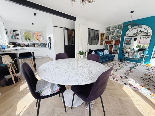Superbe maison individuelle de 125 m2 dans un des secteur les plus prisés de Marcq-en-Baroeul 4 ch beau jardin clos