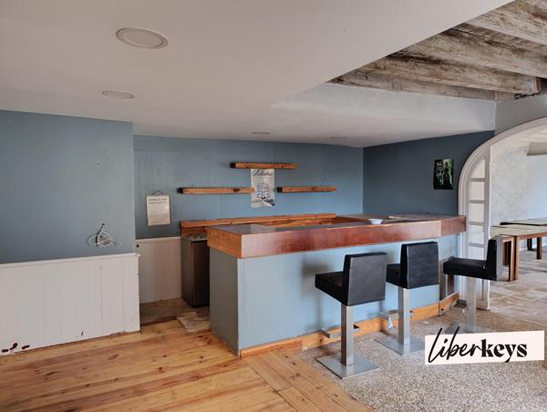 MAISON EN PIERRE NON MITOYENNE - 1600 M² TERRAIN - 290 M² Habitable - 3 CHAMBRES - COMMERCE - 