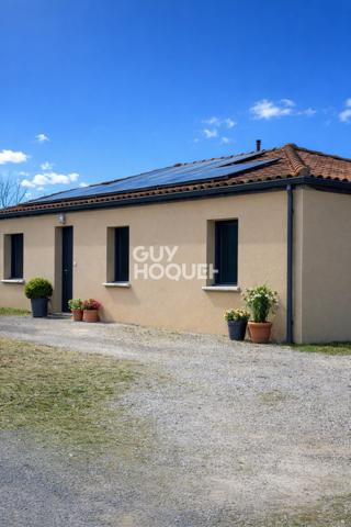 FELZINS - Maison récente T4 de 94 m2, de plain-pied avec vue dominante – Terrain piscinable de 1 530 m²